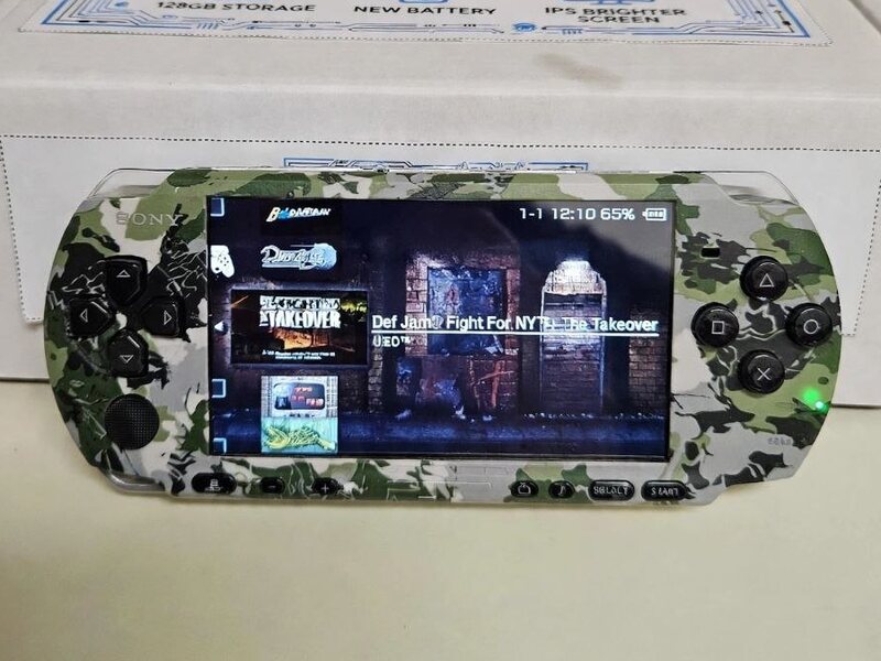 Arctic Camo PSP 3000 shell