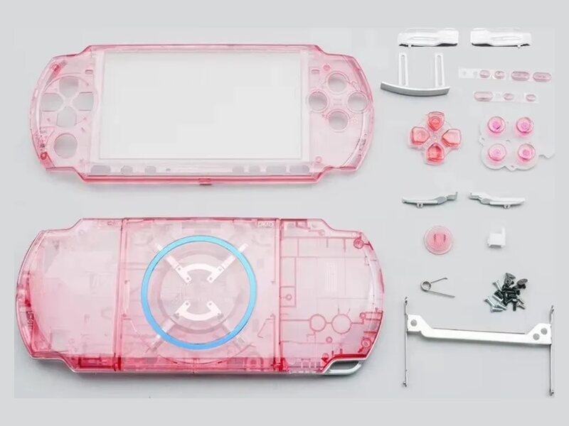 Clear Pink PSP 3000 shell