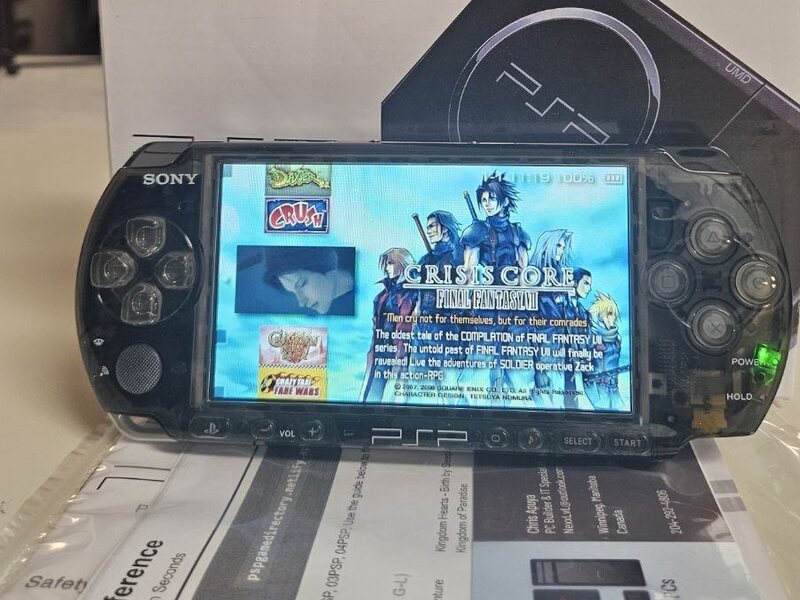 Smoke Black PSP 3000 shell