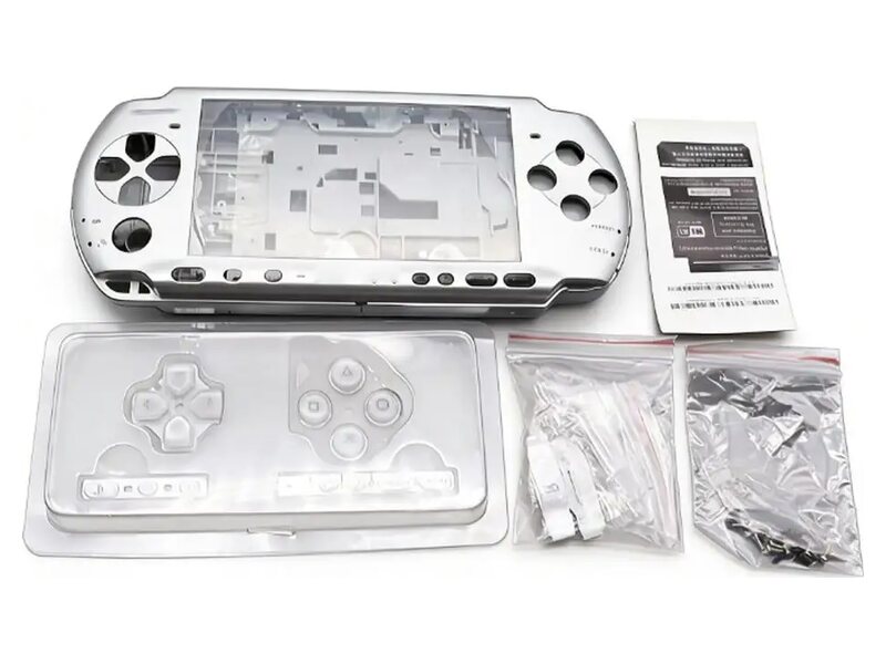 Silver PSP 3000 shell