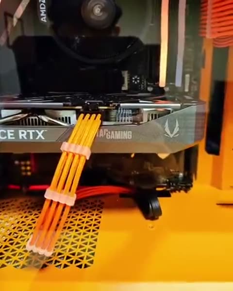 Custom gaming PC build on Instagram